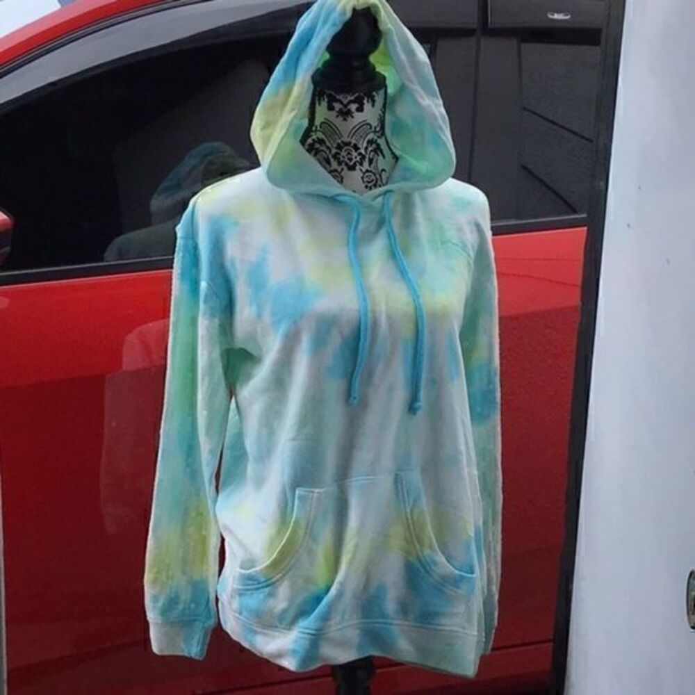 INC women’s hoodie blue green X Small